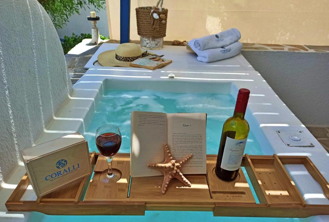 Coralli Beach Apartments Mikri Vigla Exterior foto